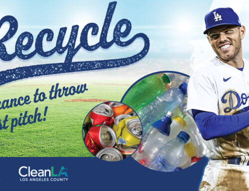 Public Works and Dodgers Step Up to the Plate for Recycling